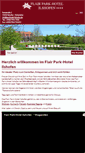 Mobile Screenshot of parkhotel-ilshofen.de